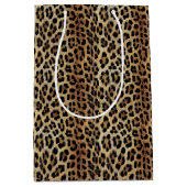 Leopard patroon, tijger, luipaard huid, modieus, medium cadeauzakje (Voorkant)