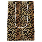 Leopard patroon, tijger, luipaard huid, modieus, medium cadeauzakje (Achterkant)