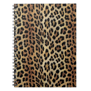 Leopard patroon, tijger, luipaard huid, modieus, notitieboek