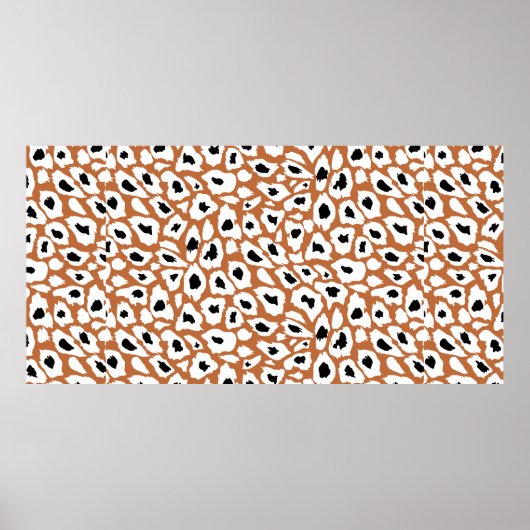 Leopard pattern, african animal print design (Voorkant)
