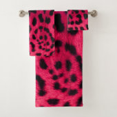 Leopard Pattern Bad Handdoek (Insitu)