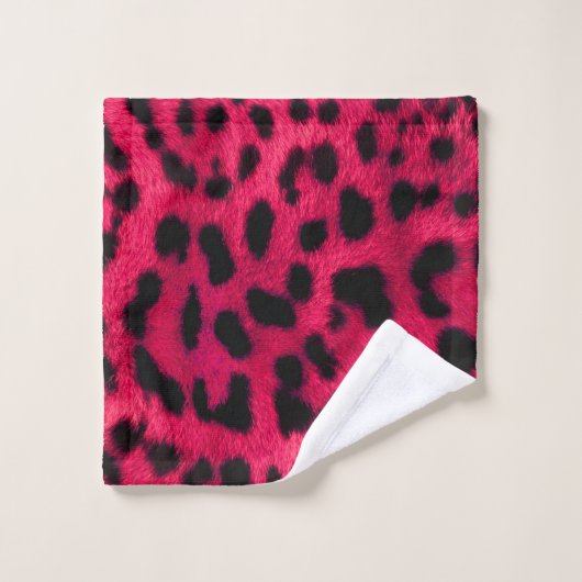Leopard Pattern Bad Handdoek (Wasdoekje)