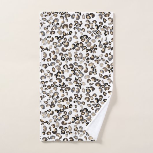 Leopard Pattern Bad Handdoek (Handdoek)