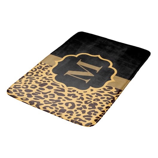 Leopard Pattern Badmat (Gekanteld)