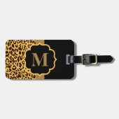 Leopard Pattern Bagagelabel (Voorkant horizontaal)