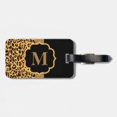 Leopard Pattern Bagagelabel (Achterkant horizontaal)