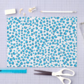 Leopard Pattern Blue Gift Tissuepapier (Craft)