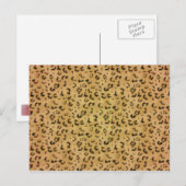 Leopard Pattern Briefkaart (Voorkant / Achterkant)