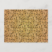 Leopard Pattern Briefkaart (Voorkant)