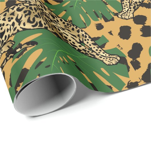 Leopard Pattern Cadeaupapier (Rol Hoek)