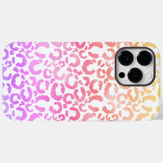 Leopard Pattern Case-Mate iPhone Case (Achterkant (horizontaal))