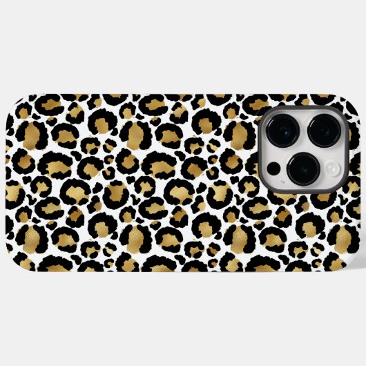 Leopard Pattern Case-Mate iPhone Case (Achterkant (horizontaal))