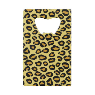 Leopard Pattern Creditkaart Flessenopener