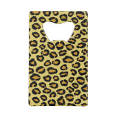 Leopard Pattern Creditkaart Flessenopener (Achterkant)