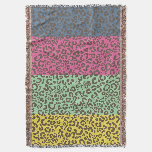 Leopard Pattern Deken (Voorkant Verticaal)