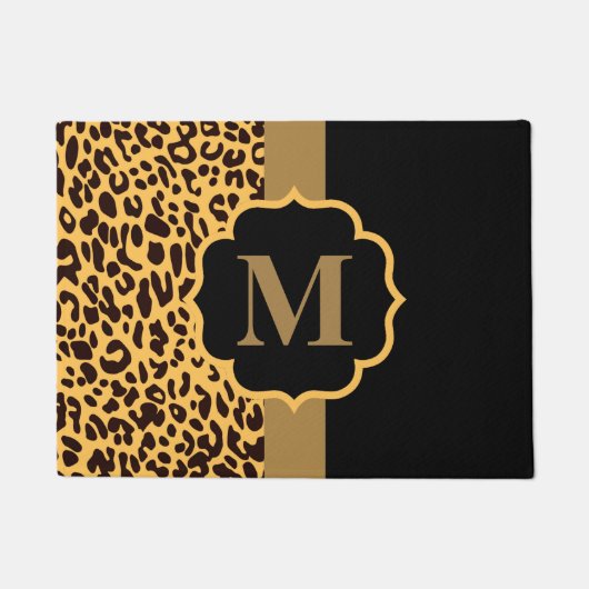 Leopard Pattern Deurmat (Voorkant)