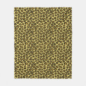 Leopard Pattern Fleece Deken (Voorkant)