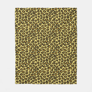 Leopard Pattern Fleece Deken
