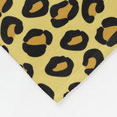 Leopard Pattern Fleece Deken (Hoek)