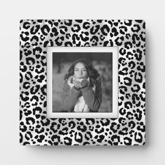 Leopard Pattern Frameless Photo Easel Back Fotoplaat (Voorkant)