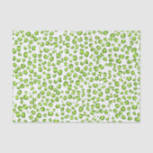 Leopard Pattern Green Gift Tissuepapier (Voorkant)