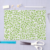 Leopard Pattern Green Gift Tissuepapier (Craft)