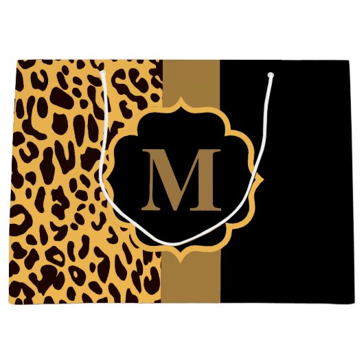 Leopard Pattern Groot Cadeauzakje (Voorkant)