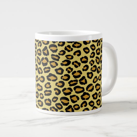 Leopard Pattern Grote Koffiekop (Voorkant rechts)