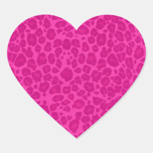 Leopard Pattern Hart Sticker