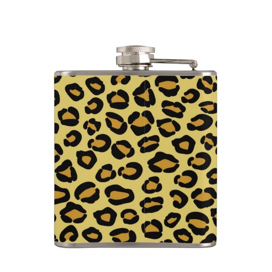 Leopard Pattern Heupfles (Achterkant)