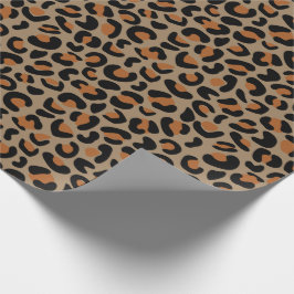 Leopard Pattern Housewarming Gifts Naadloos Cadeaupapier