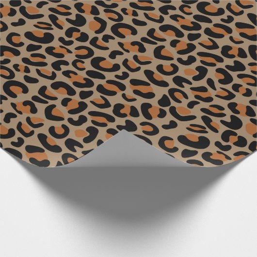 Leopard Pattern Housewarming Gifts Naadloos Cadeaupapier (Hoek)