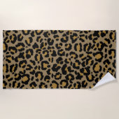 Leopard Pattern in Natural 2 Strandlaken (Voorkant)