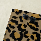 Leopard Pattern in Natural 2 Strandlaken (In situ)