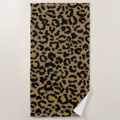 Leopard Pattern in Natural 2 Strandlaken (Voorkant)