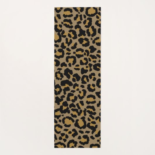 Leopard Pattern in Natural 2 Yogamat (Achterkant)
