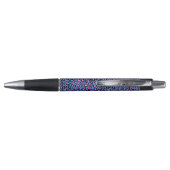 Leopard Pattern in Raspberry op Electric Blue Pen (Achterkant)