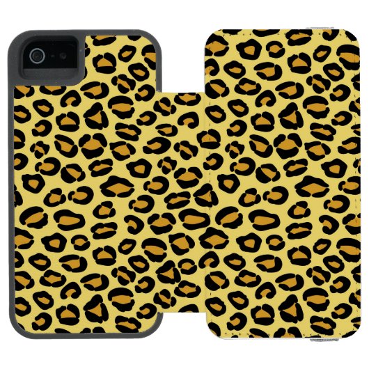 Leopard Pattern Incipio iPhone Portemonnee Hoesje (Agenda Open)