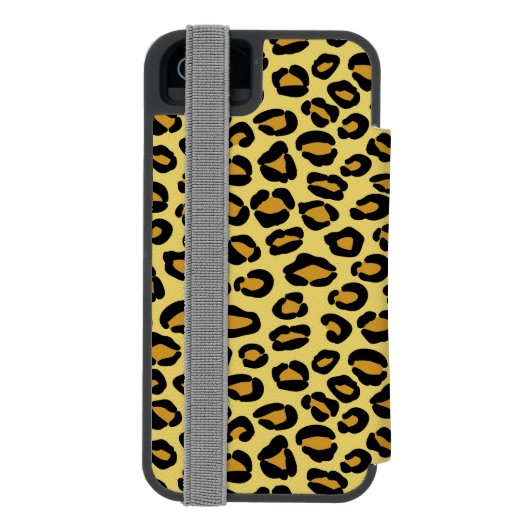 Leopard Pattern Incipio iPhone Portemonnee Hoesje (Agenda Achterkant)