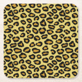 Leopard Pattern Kartonnen Onderzetters (Voorkant)