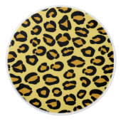 Leopard Pattern Keramische Knop (Voorkant)