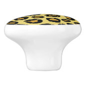 Leopard Pattern Keramische Knop (Zijkant)