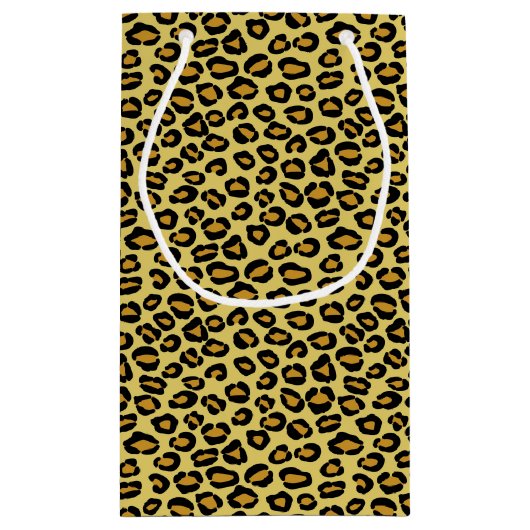 Leopard Pattern Klein Cadeauzakje (Achterkant)