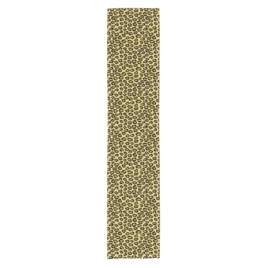 Leopard Pattern Korte Tafelloper (Voorkant)