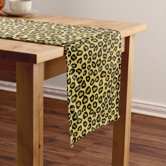 Leopard Pattern Korte Tafelloper (Voorbeeld)
