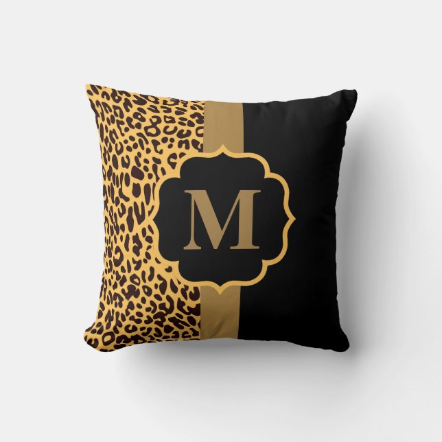 Leopard Pattern Kussen (Voorkant)