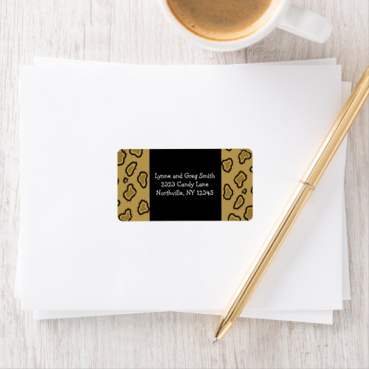 Leopard Pattern-labels Etiket (Insitu)