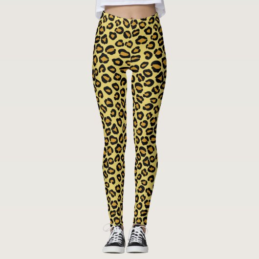 Leopard Pattern Leggings (Voorkant)