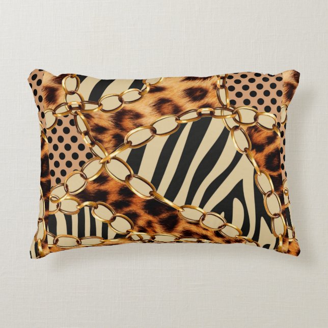Leopard Pattern, Leopard Print, Animal print, Accent Kussen (Voorkant)