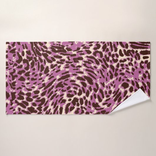 Leopard Pattern, Leopard Print, Animal print, Badhanddoek (Badhanddoek)
